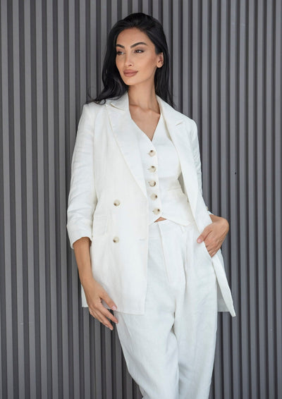 Monte Carlo Linen Tailored Blazer