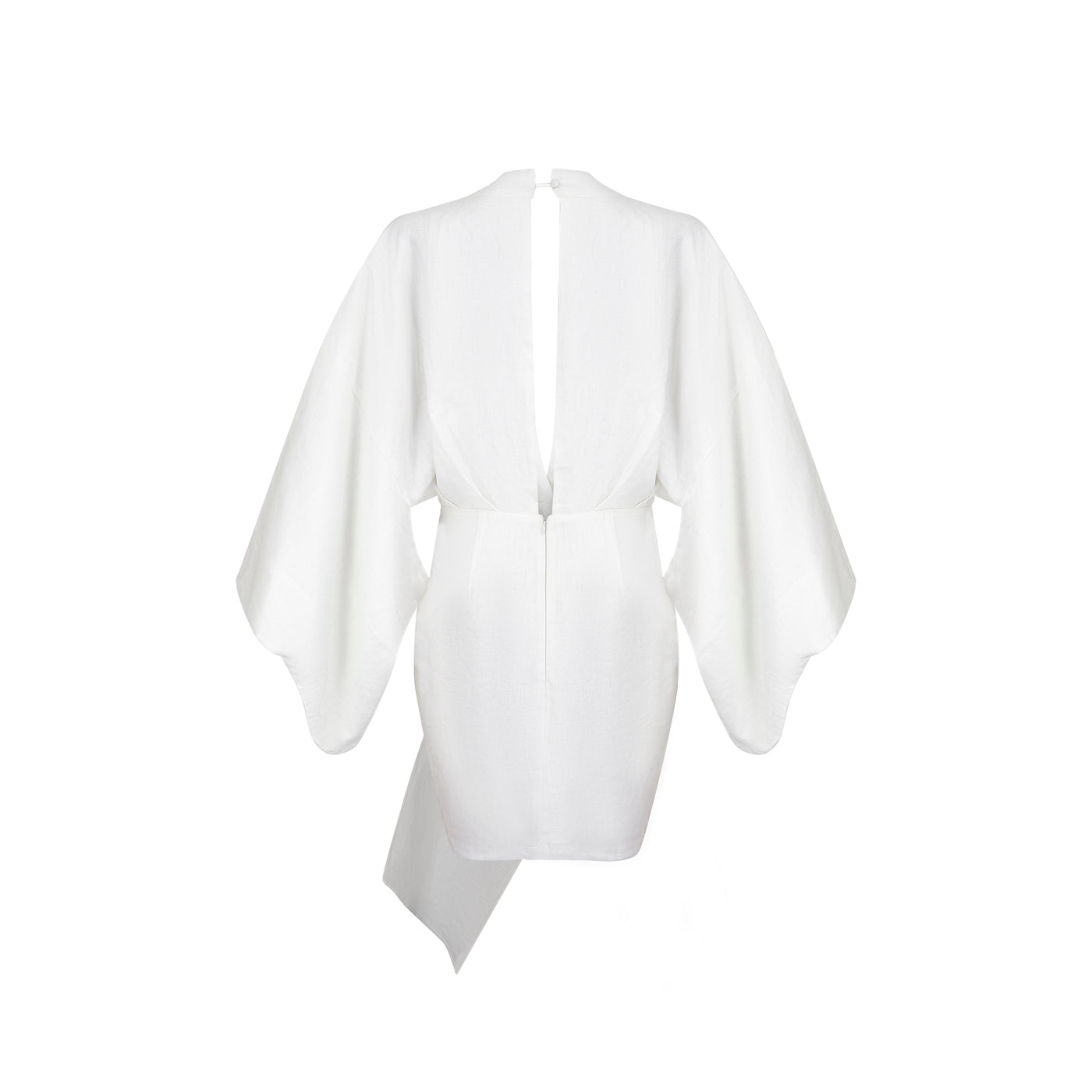 Melissa Kimono Mini Dress | White